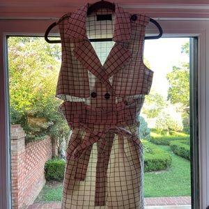 Black and White Striped Alpha&Omega Romper